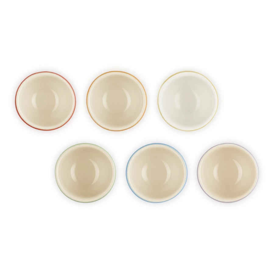 Набор подставок для яиц Le Creuset Rainbow, 6 шт, каменная керамика