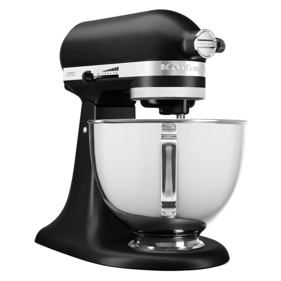 Миксер планетарный с откидным блоком KitchenAid 4,3 л, 5KSM95PSEBM, матовый черный