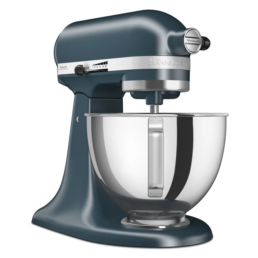 Миксер планетарный с откидным блоком KitchenAid 4,3 л, 5KSM95PSEBS, синяя сталь