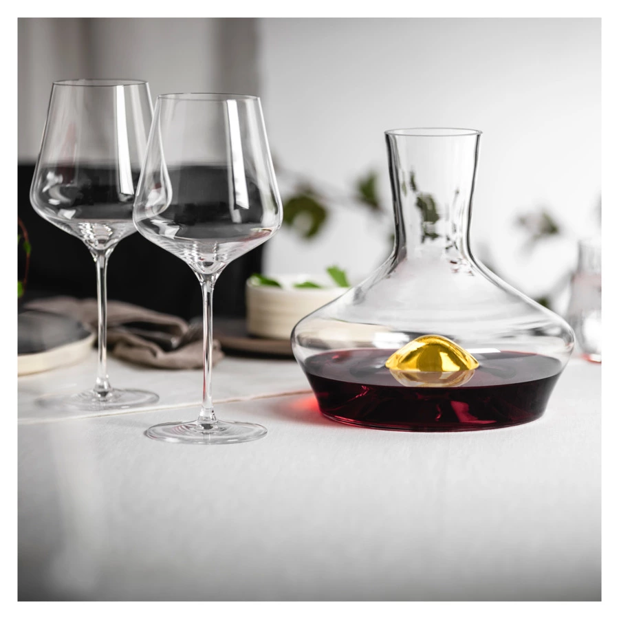 Декантер для вина Eisch Decanters No Drop 1,5 л, золотой декор, стекло, п/к