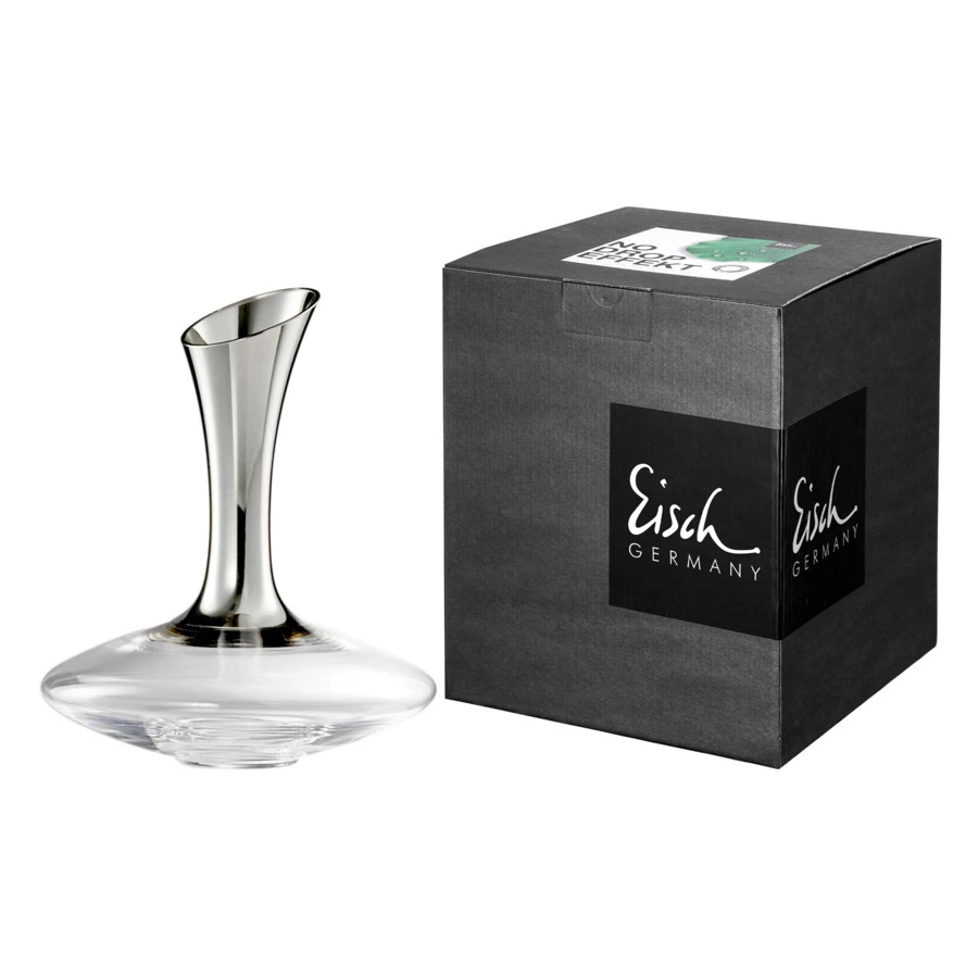 Декантер для вина Eisch Decanters No Drop Effect 750 мл, платиновый декор, стекло, п/к