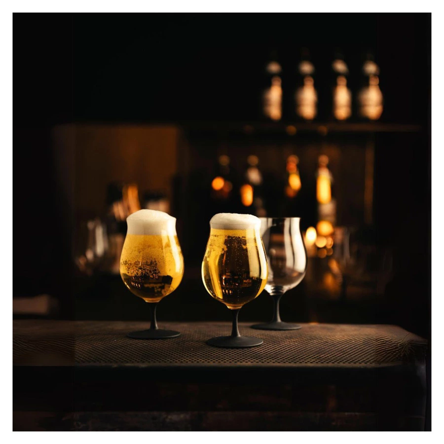 Набор бокалов для крафтового пива Eisch Craft Beer 520 мл, 2 шт, черный декор, ручная работа, п/к