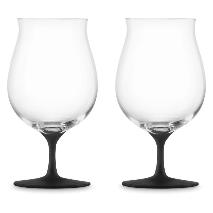 Набор бокалов для крафтового пива Eisch Craft Beer 520 мл, 2 шт, черный декор, ручная работа, п/к