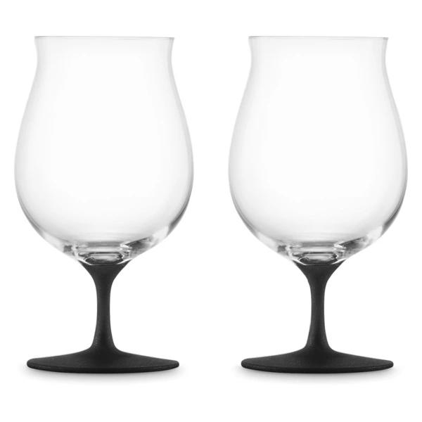 Набор бокалов для крафтового пива Eisch Craft Beer 520 мл, 2 шт, черный декор, ручная работа, п/к