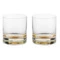 Набор стаканов для виски Eisch Gentleman 400 мл, 2 шт, золотой декор, стекло, ручная работа, п/к