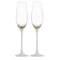 Набор бокалов для шампанского Eisch Champagner Exclusive 210 мл, 2 шт, бело-золотой декор, стекло, р