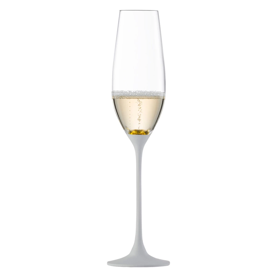 Набор бокалов для шампанского Eisch Champagner Exclusive 210 мл, 2 шт, бело-золотой декор, стекло, р