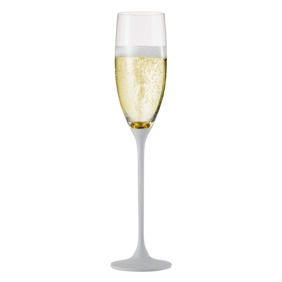 Набор бокалов для шампанского Eisch Champagner Exclusive 210 мл, 2 шт, бело-золотой декор, стекло, р