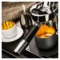 Чашка кофейная с блюдцем Eisch CAPPUCCINO 300 мл, черно-золотой декор, стекло, ручная работа, п/к