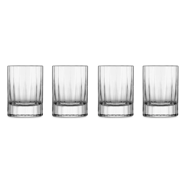 Набор стопок для крепких напитков Luigi Bormioli Bach 70 мл, 4 шт, стекло