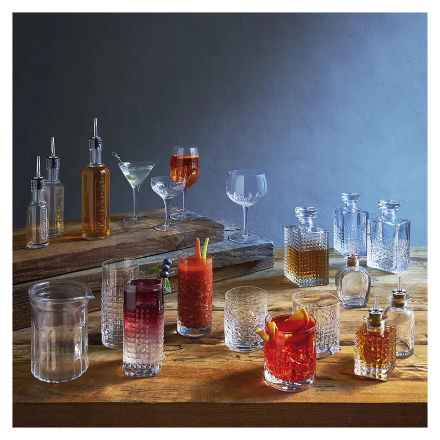Набор стаканов для виски Luigi Bormioli Mixology ELIXIR 380 мл, 4 шт, стекло