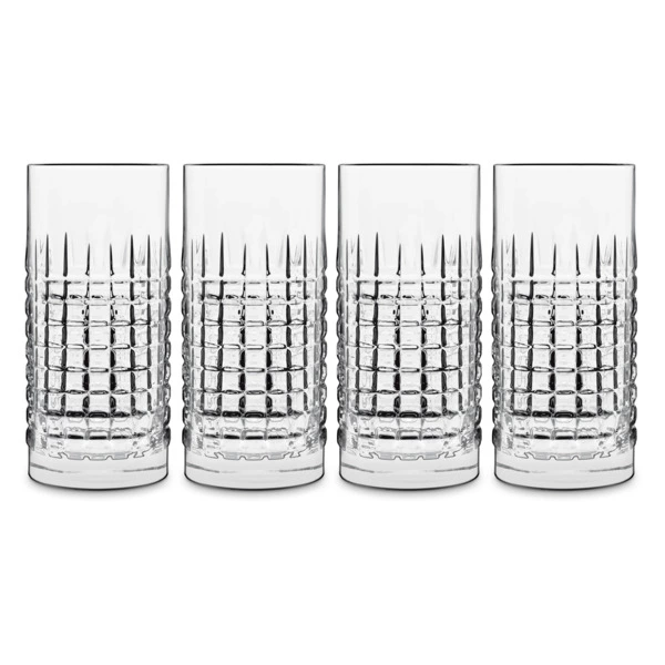 Набор стаканов для воды Luigi Bormioli Mixology CHARME HI-BALL 480 мл, 4 шт, стекло