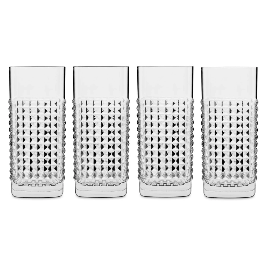 Набор стаканов для воды Luigi Bormioli Mixology ELIXIR HI-BALL 480 мл, 4 шт, стекло