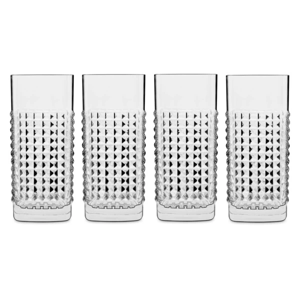 Набор стаканов для воды Luigi Bormioli Mixology ELIXIR HI-BALL 480 мл, 4 шт, стекло