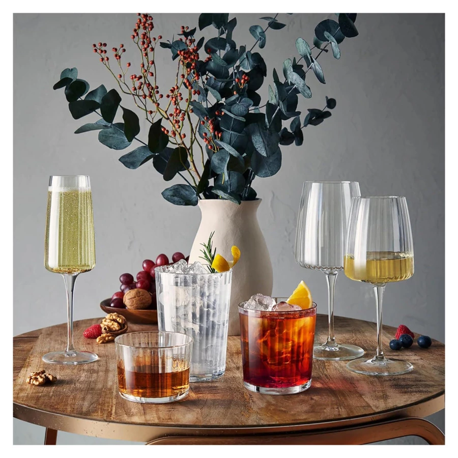 Набор бокалов для игристых вин Luigi Bormioli Optica PROSECCO FLUTE 210 мл, 4 шт, стекло