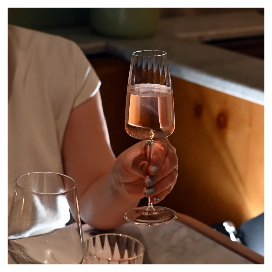 Набор бокалов для игристых вин Luigi Bormioli Optica PROSECCO FLUTE 210 мл, 4 шт, стекло