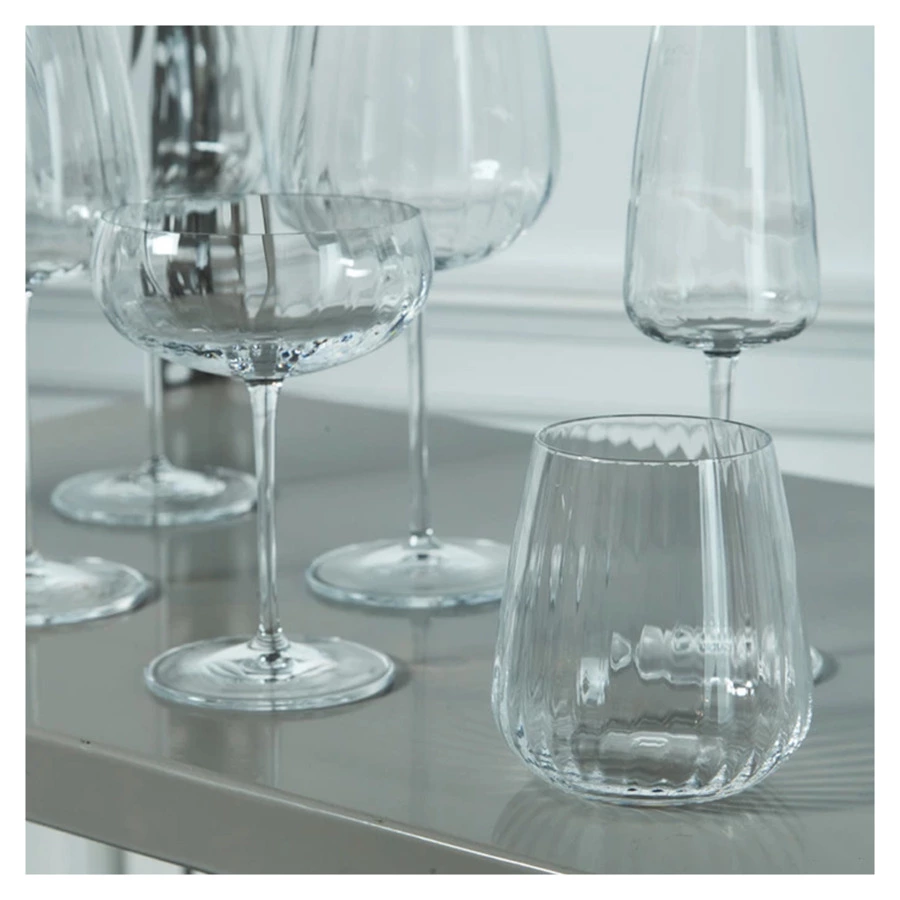 Набор стаканов для воды Luigi Bormioli Optica STEMLESS 450 мл, 4 шт, стекло
