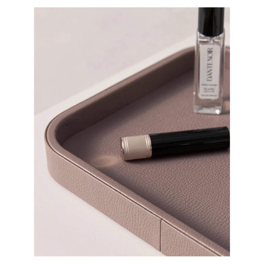 Поднос прямоугольный ISVA Орех Пьемонта 21?28?3 см, кожа натуральная