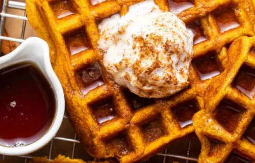 Тыквенные вафли