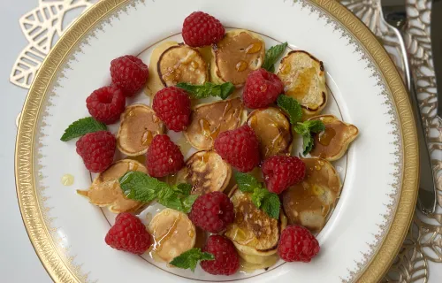 Мини оладушки с бананом