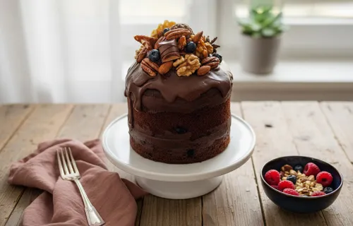 Кулич с шоколадом