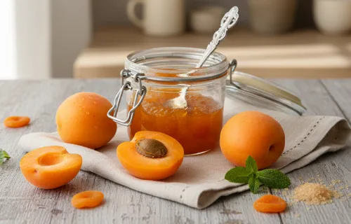 Варенье с абрикосами и грецким орехом