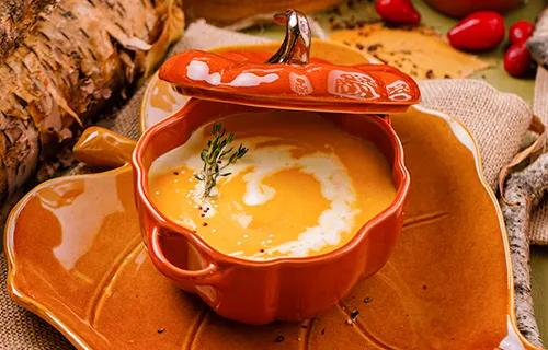 Постный тыквенный суп